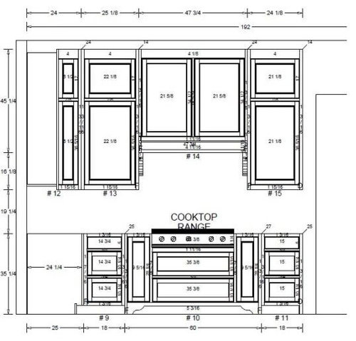 How Wide Is Your Narrowest Inset Cabinet, Standard Kitchen Cabinet Door Sizes Ireland