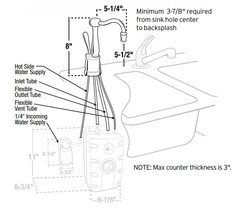 InSinkErator single-handle hot water dispenser missing parts