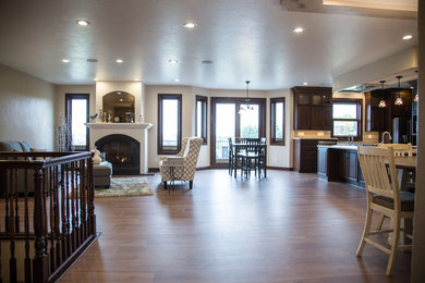 Inspiration for a timeless living room remodel in Other
