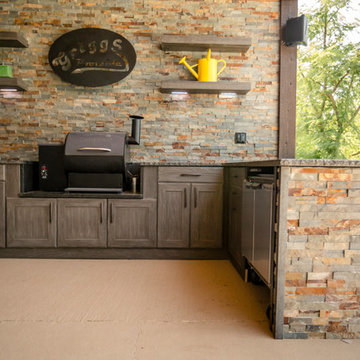 Outdoor Pool Kitchen