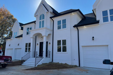 Transitional exterior home photo in Charlotte