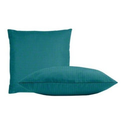 Cushion Source - Sunbrella Spectrum Peacock Throw Pillow Set - Outdoor Cushions And Pillows