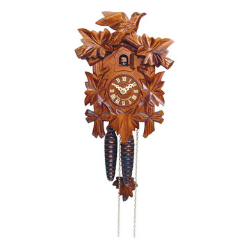 Wooden Finish Engstler Weight-Driven Cuckoo Clock- Full Size