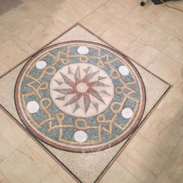 Custom Bathroom Tile Mural