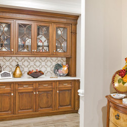 Traditional Kitchen Unit in Millstone, NJ. - Pantry Cabinets