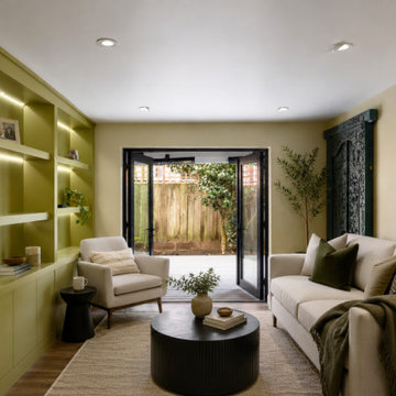 Olive Chartreuse Library