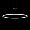 Luna 48" Round LED Pendant With 20' Cord/Cable, Painted Brass, 3000k