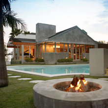 Outdoor landscape & fire pits