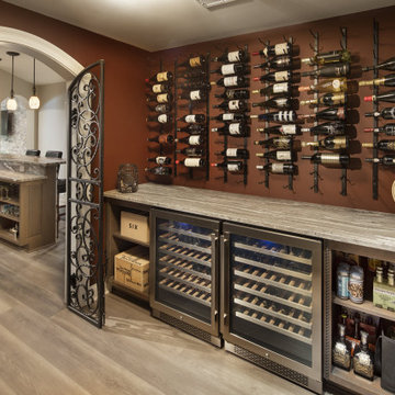 Massive Basement means Massive Entertainment in this Clifton Basement Remodel