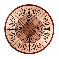 Oshkosh Designs Versailles Inlay Medallion - Hardwood Flooring