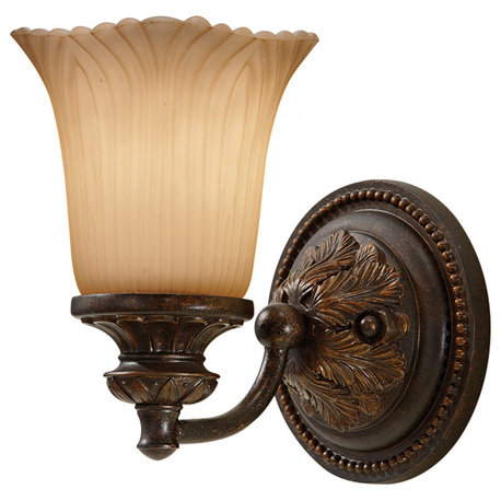 Feiss Emma 1-Light Vanity Strip in Grecian Bronze