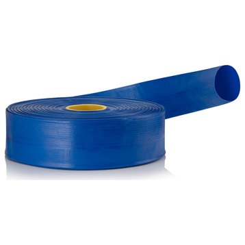 PVC Lay-Flat Water Discharge Hose, 300 ft.