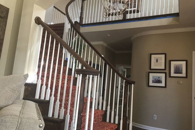 Example of a classic staircase design in Denver
