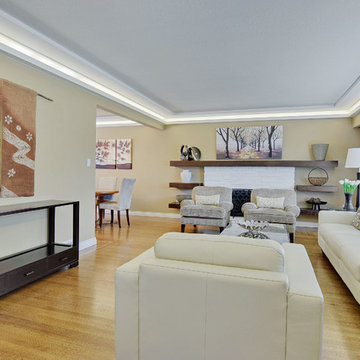 Indirect Ceiling Lighting for Living Room