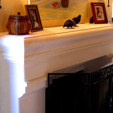 Hacienda Style Fireplace Mantel
