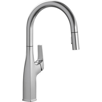 Blanco 442677 Rivana 1.5 GPM 1 Hole Pull Down Kitchen Faucet - Stainless