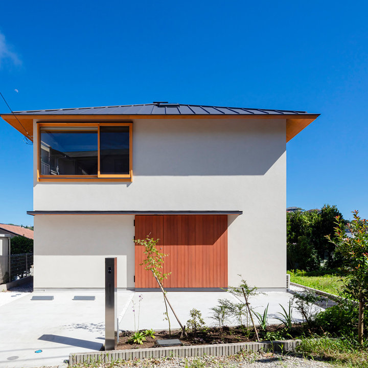 和モダンなおしゃれな家の外観の画像 75選 - 2025年6月 | Houzz (ハウズ)