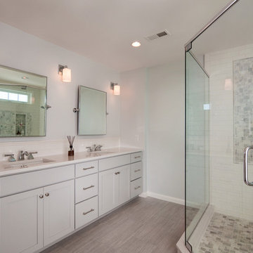 Narrow Depth Double Vanity