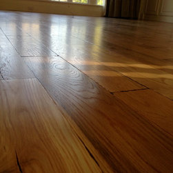Custom Hand Beveled Rustic White Oak Flooring - Hardwood Flooring