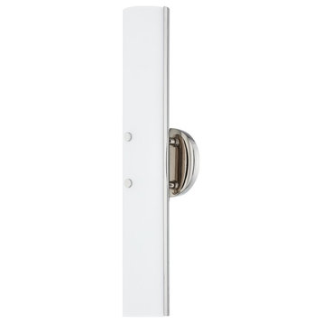 Titus LED Wall Sconce in Polished Nickel