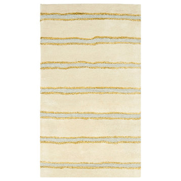 Safavieh Martha Stewart Chalk Stripe Rug, Wheat, 4'x6'