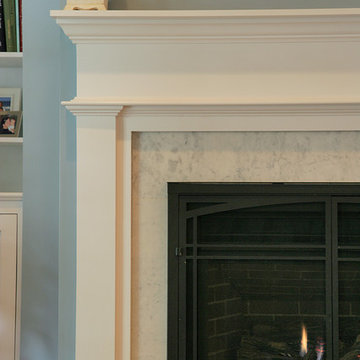 Fireplace and mantel