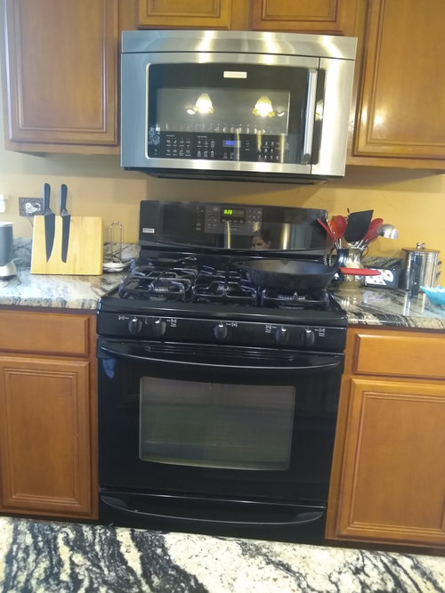 Wall Behind Slide In Range