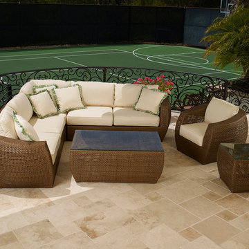4 Pc. Huntington Outdoor Sectional Set by Sunset West