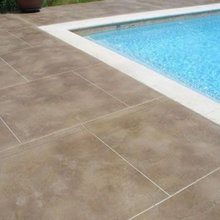 Stained concrete