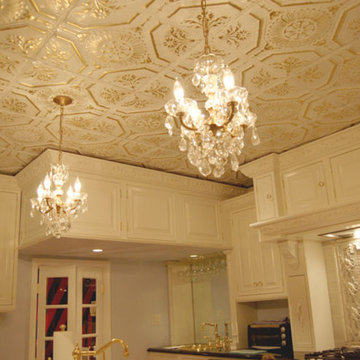 White and Gold Gorgeous Ceiling