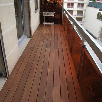 Terrasse recouvert d'ipé
