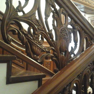 Villa Wooden Handrail (Detail)