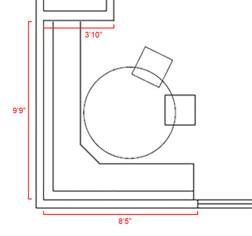 Max Dining Table Size For Banquette, What Size Rug Should Go Under A 54 Inch Round Table