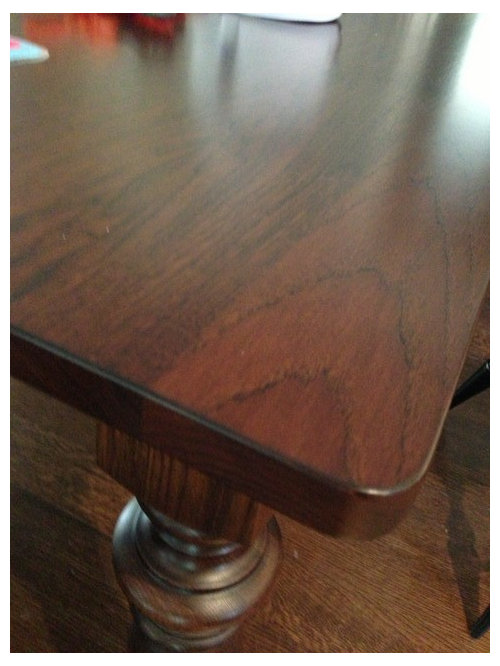 Rounded Corners For This Table Or Not, Rounded Corner Table