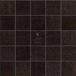 STP Wood Flooring / Wall Covering - White Oak mosaics - Black Pearl - Products