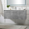 48"  Single Bathroom Floating Vanity, Concrete Gray, Vf44048Cg