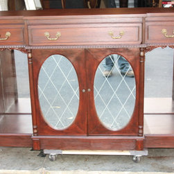 Vintage Wine Cabinet-Server-1930s - Buffets And Sideboards