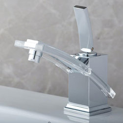 Single Handle Chrome Centerset Bathroom Sink Faucet T0766 - Bathroom Sink Faucets