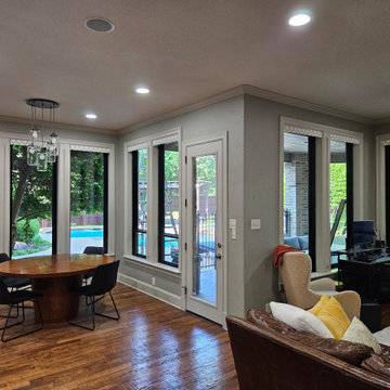 Modern Black Replacement Windows Transform Fort Worth Home