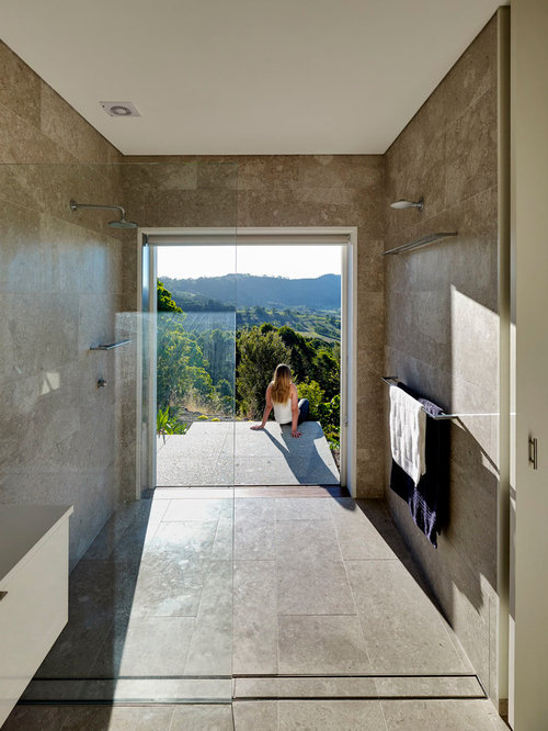 Indoor Outdoor Shower Houzz