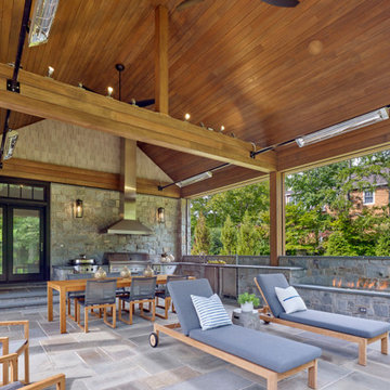 Outdoor Kitchen Featuring Evo Grill