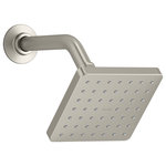 Kohler - KohlerParallel 1.75GPM Showerhead With KatalystTech, Vibrant Brushed Nickel - The Parallel collection is the epitome of understated chic by combining circular shapes within the square design, the balanced versatility of this collection allows it to blend in or stand out depending on your surrounding decor.