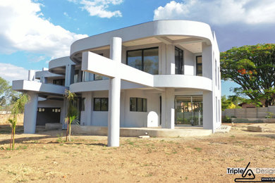 Inspiration for a modern exterior home remodel in Other