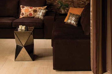 Inspiration for a modern living room remodel in Oklahoma City