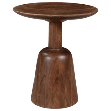 Nels End Table Dark Brown