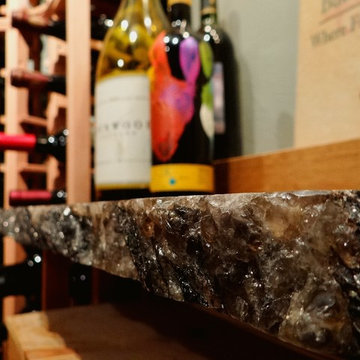 Lower Level Remodel with Wine Cellar in Wauwatosa