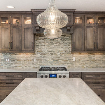 LO Transistional with hints of Industrial Kitchen, Mudroom and Stairway Remodel