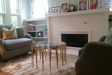Inspiration for a transitional home design remodel in Chicago