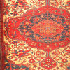 Persian Heriz Design Pillow 16''x16''