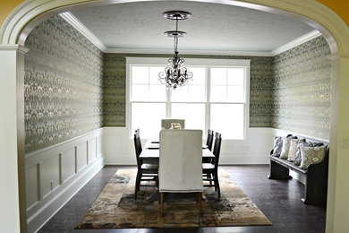 Minimalist dining room photo in Grand Rapids